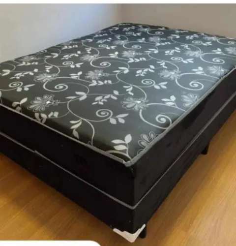 Olha só entrega hoje cama box casal conjugado espuma