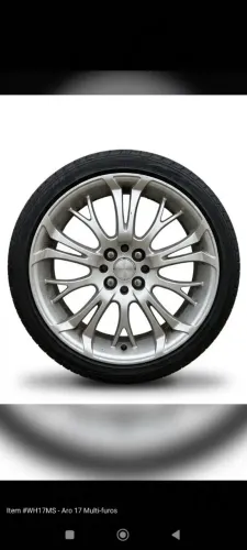 Jogo Rodas Aro 17 + Pneus 205/40 (4 Unidades) - Vendo ou Troco por Aro 15 de Honda Fit