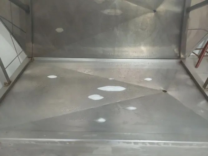 Banca expositora refrigerada de inox