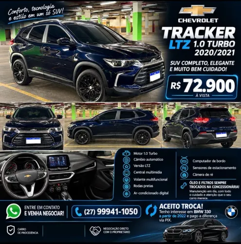 Chevrolet Tracker LTZ 1.0 Turbo 12V Flex AUT 2021