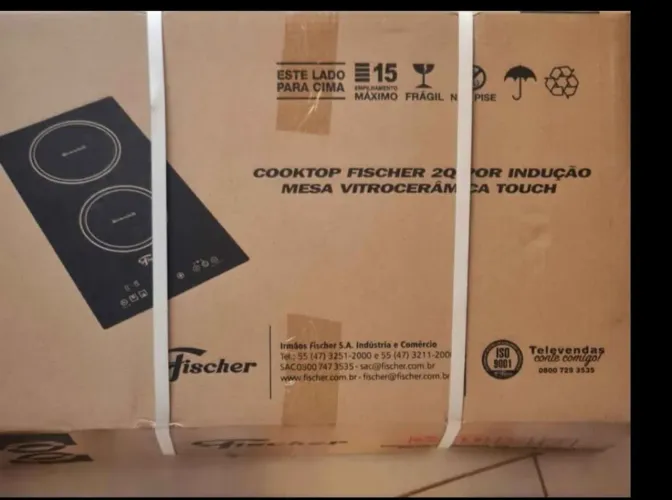 Vendo um fogão de indução lacrado da marca Fischer