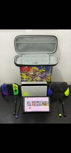 Switch Oled Splatoon 3 Desbloqueado