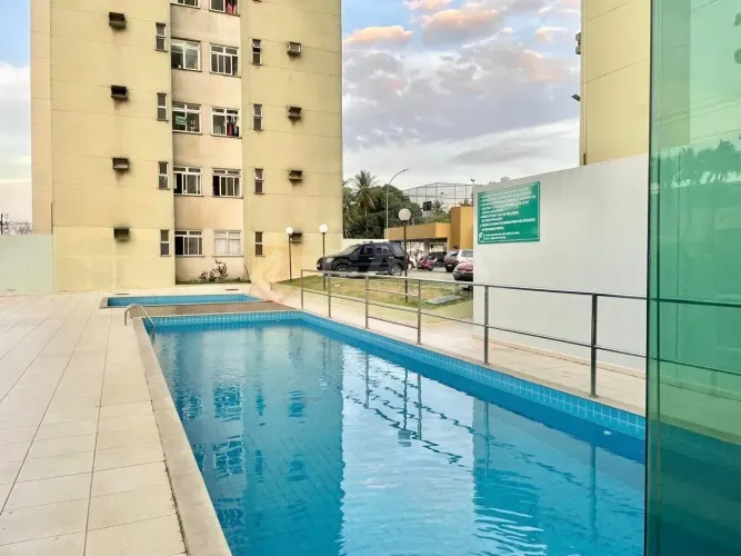Excelente 2 quartos c/suíte, varanda e 52m² Cond. Vista do Atlântico