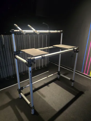 Rack DJ Titanium Suporte Para Controladora Com Base Notebook