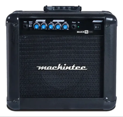 Caixa De Som Amplificador Mackintec Maxx 15 Guitarra Violão Preto 127/220v
