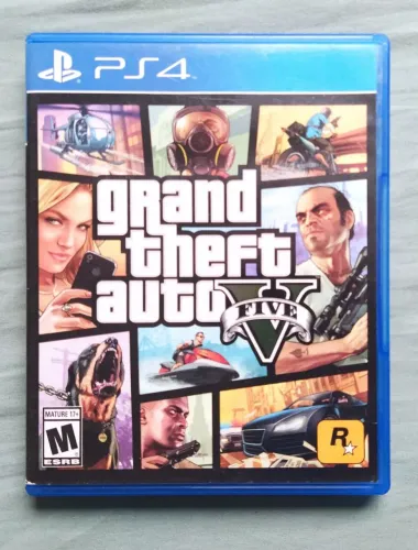 Lote 9 Jogos PS4 Mídia Física - GTA V, Diablo III, NBA 2K19, Far Cry 4 e mais