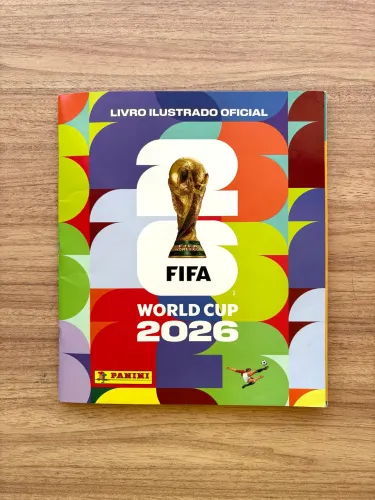 Álbum da Copa do Mundo 2026 com quase 700 figurinhas + Repetidas