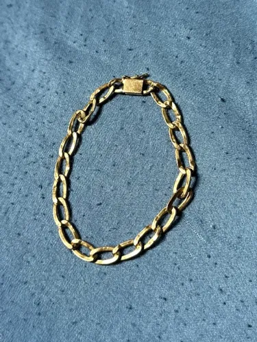 Vendo pulseira de ouro 21cm 6 gramas