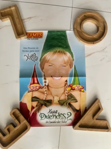 Pôster original e oficial da Hermes Xuxa e os duendes