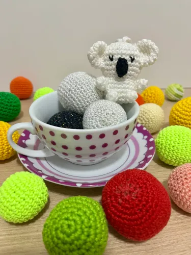 Amigurumi Coala crocê chaveiro presente com afeto - novo
