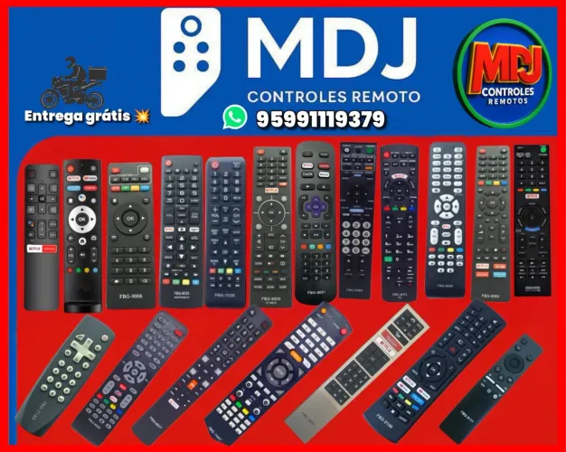 Controles remotos pra tv