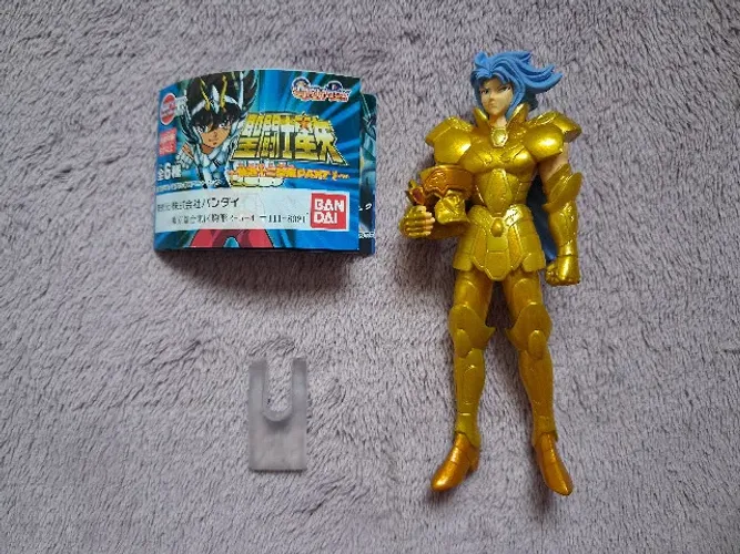 Figura gashapon Saga de Gemeos, Saint Seiya, Cavaleiros do Zodiaco, HGIF, Japão