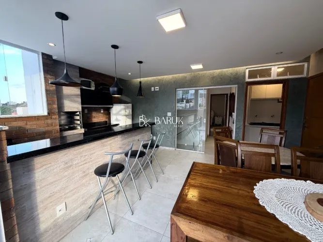 Cobertura à venda em Juiz de Fora-MG, bairro Cascatinha: 3 quartos, 2 suítes, 1 sala, 3 ba
