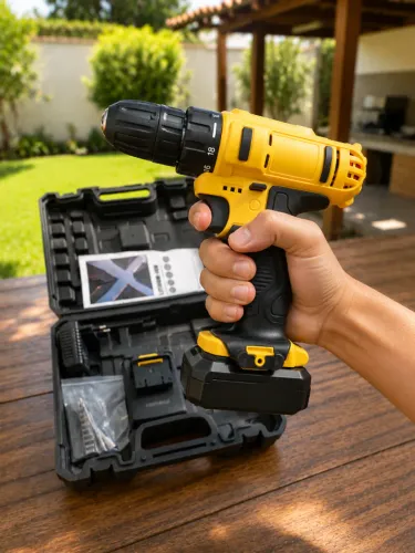 Parafusadeira Furadeira 21V Bivolt - Alta Performance e Mobilidade Sem Fio