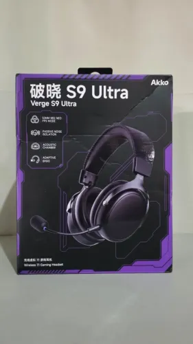Headset Gamer sem fio Akko Verge S9 Ultra