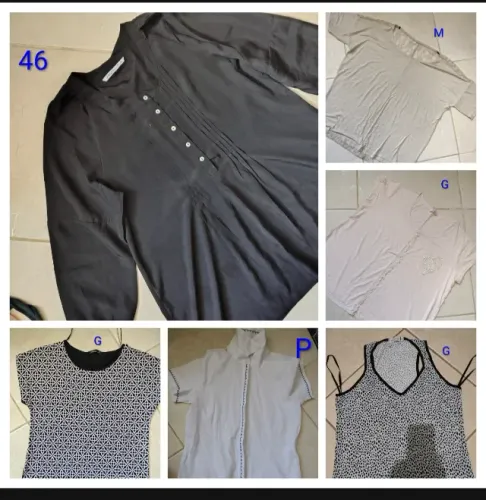 Lote de camisetas femininas