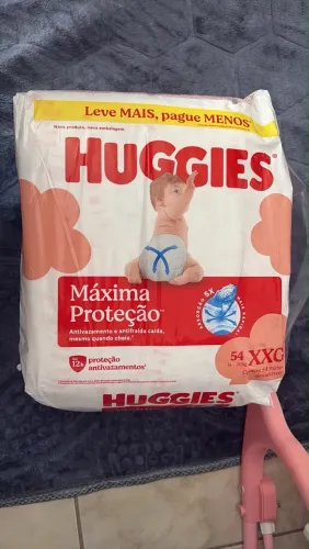 Fralda Huggies máxima proteção XXG