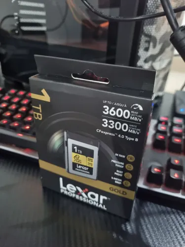 Cartão CF Express 1TB Type B Lexar Gold