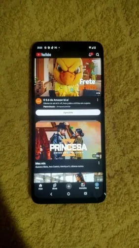 Troco celular inferior com volta dinheiro. Celular estado de novo.