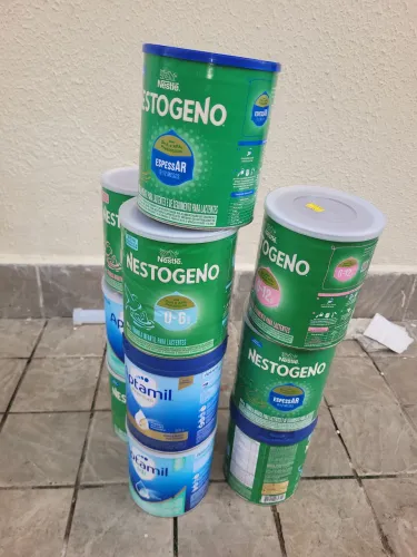 Lata de leite vazia 800g