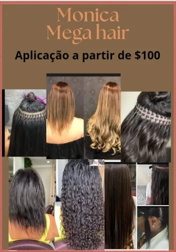 Cabelo indiano 100% humano é mão de obra