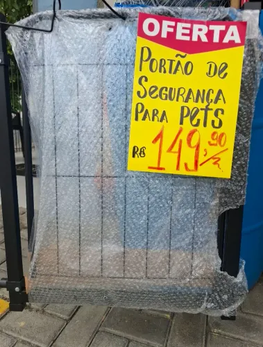 Portão para seu pets lindo