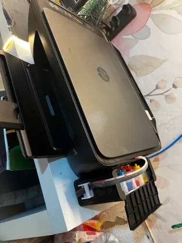 Impressora HP Deskjet 2874 Multifuncional com Bulk Tanque de Tinta - Wi-Fi - Econômica