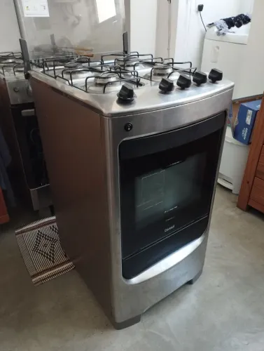 Fogão Inox 4 bocas Consul