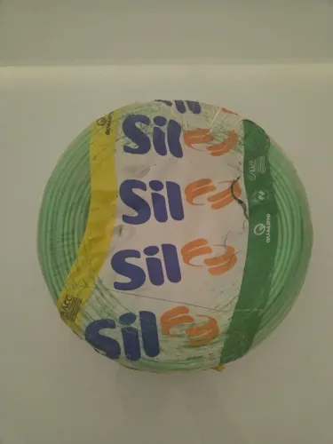 Cabo Flexível SIL 2,5mm Verde Rolo 100 Metros 750V Antichama