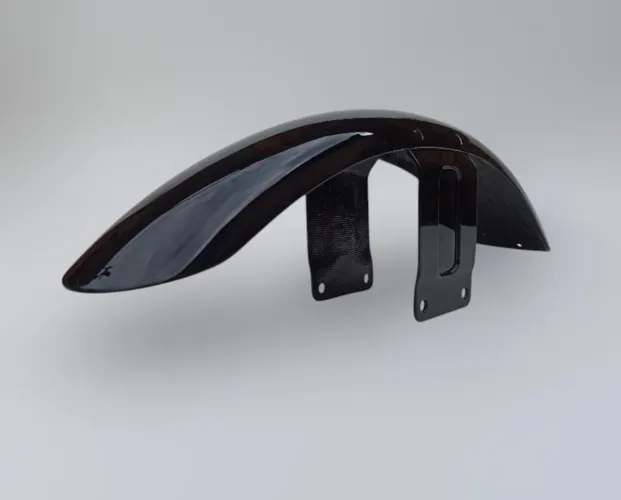 Paralama Dianteiro em fibra para Harley Davidson 883, Sportster, Iron, XL1200, Forty Eight