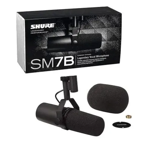 Microfone Shure sm7b novo lacrado