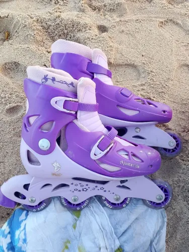 Patins em estado de uso