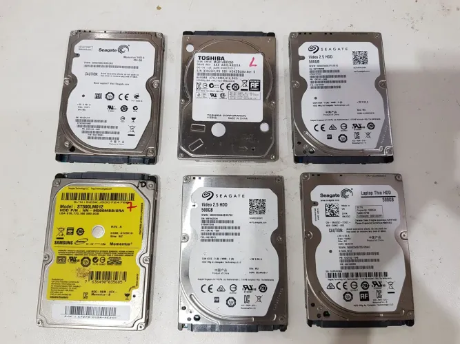 HDs sata para notebook / 250gb/ 320gb / 500gb saudáveis valores na descrição