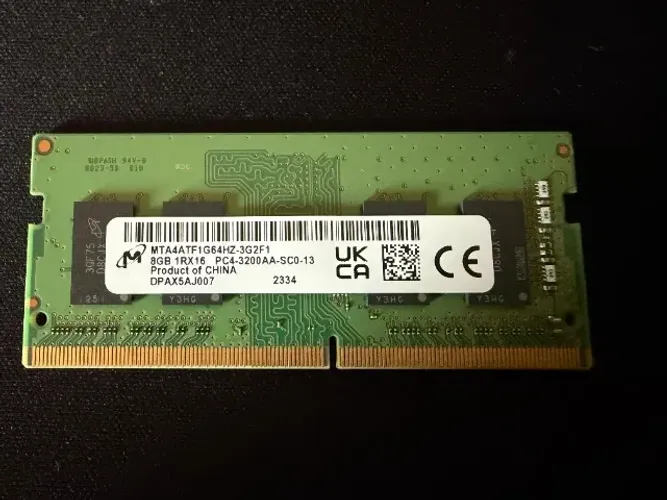 Memória Notebook 8GB DDR4 3200MHz Micron Original