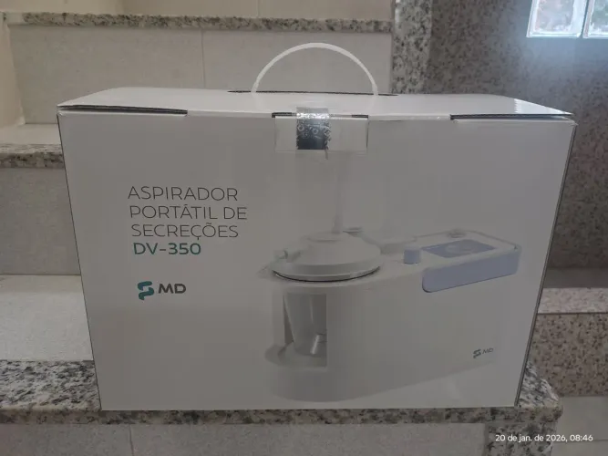 Aspirador portátil de secreções a bateria DV-350