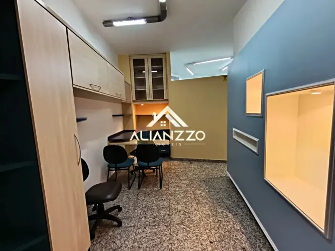 Sala Comercial Mobiliada com 33m² no Alto da Boa Vista em Ribeirão Preto/SP. Alianzzo Imóv