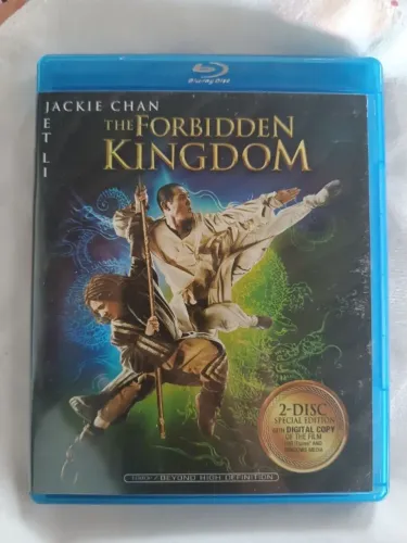 blu-ray duplo jackie chan jet li the forbidden kingdom o reino proibido importado