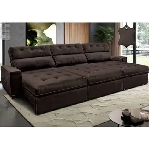 Sofa Retrátil - Marrom