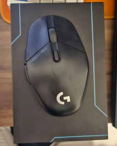 Mouse Gamer Logitech G303 Shroud Edition Sem Fio - Caixa e Nota Fiscal