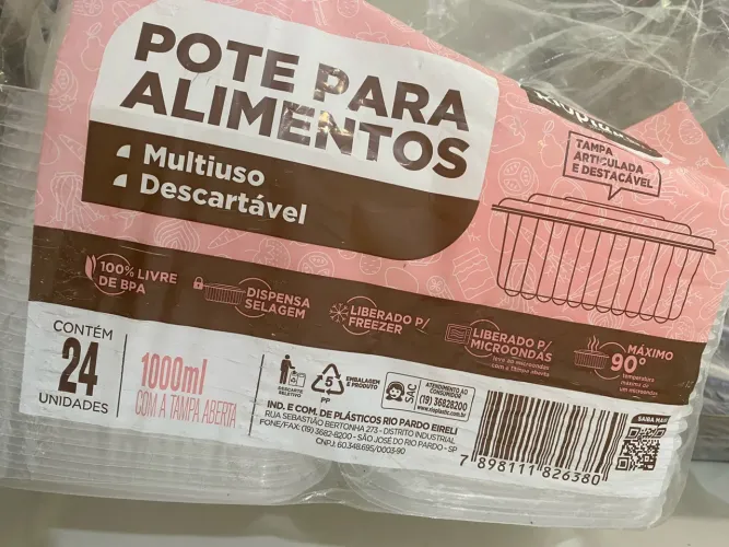 DESAPEGO! COMBO DE EMBALAGENS DESCARTÁVEIS - R$ 150,00