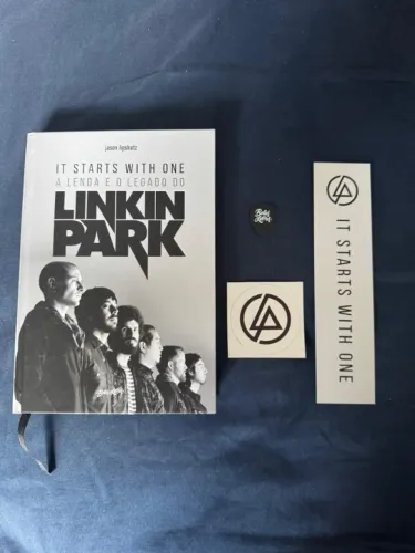 Livro Linkin Park It Starts With One Capa Dura + Brindes Completo