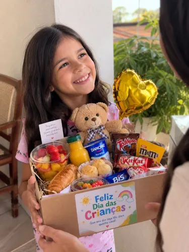 Cesta infantil/ dia das crianças/ entrega rápida