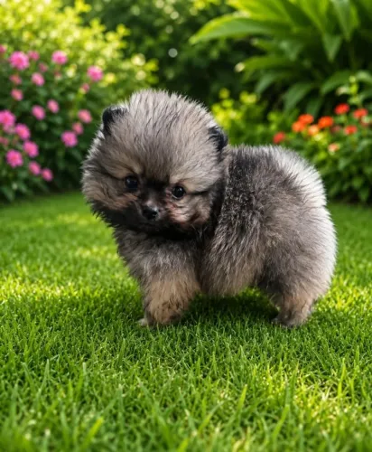 Lulu da pomerânia/ spitz Alemão /pelagem farta