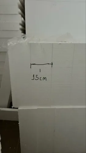 Placas isopor 100x50x15
