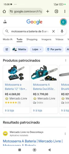 Motosserra makita