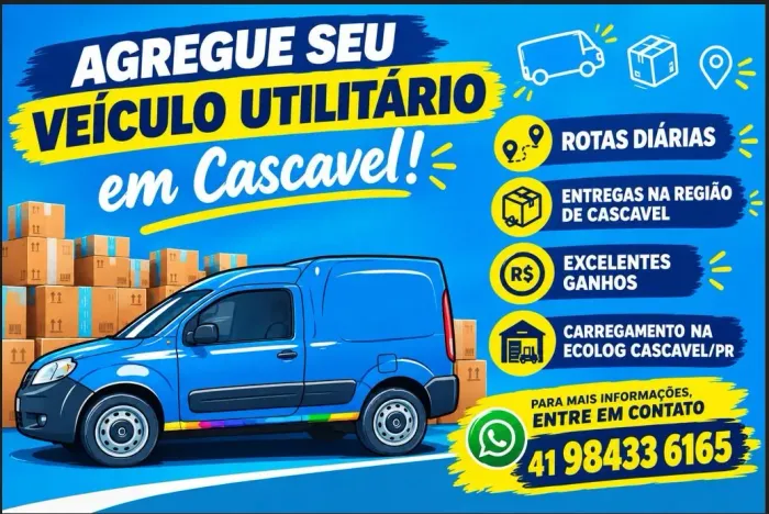 Estamos agregando utilitários em Cascavel!!!