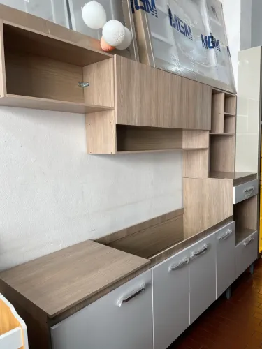 Cozinha Compacta Modulada 8 portas 1 Gaveta Inova