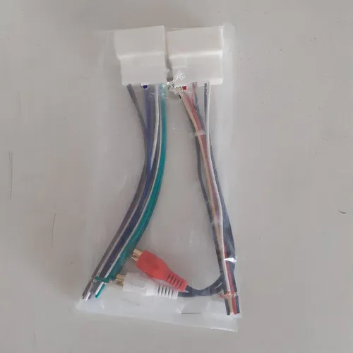 Chicote para som, do Kia, Hyundai, com RCA.  Novo. Instalado. R$ 50,00.
