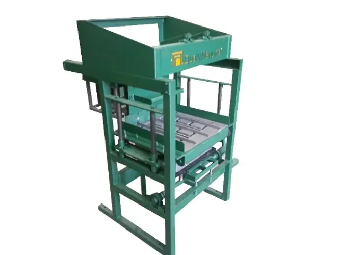 Maquina Semi automática QM-4 Industrial para bloco de 15 vedação com 2 moldes