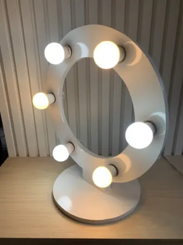 Ring Light para apresentações, vídeos e fotos em MDF.